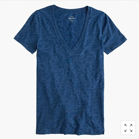 J. Crew Tops - J. Crew Vintage Cotton Indigo tee